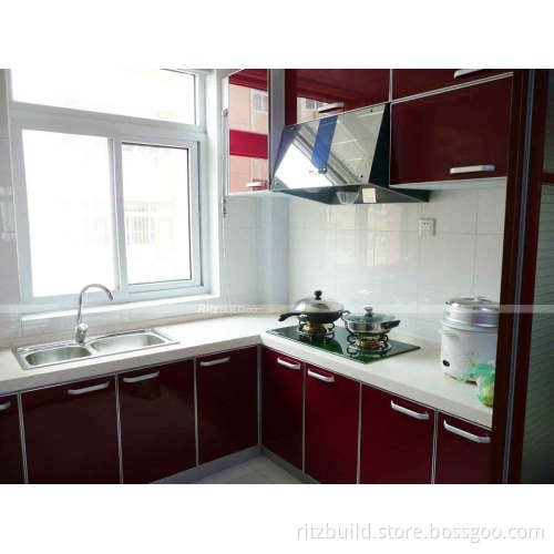 Modern Kitchen Cabinet European Style High Glossy Kitchen Cabinet